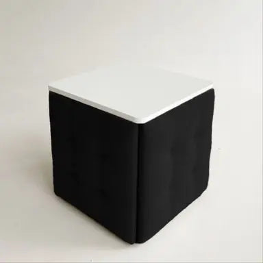 5-in-1 transforming pouf with table Lux