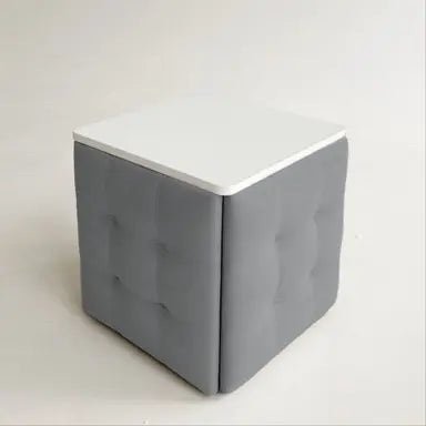 5-in-1 transforming pouf with table Lux